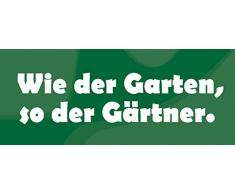 Schatzmix Garten, so der Gärtner Metallschild Wanddeko 27x10 cm tin Sign Blechschild, Blech, Mehrfarbig