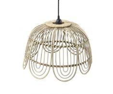 Dcasa Deckenlampe Rattan Lufterfrischer Ringe Lampe Dekoration für Zuhause Unisex Erwachsene Farbe One