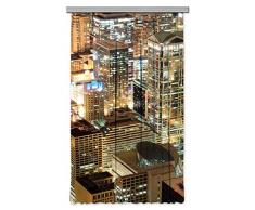 AG Design FCSL 7529 Tenda City Night Kinderzimmer Wand Sticker, Stoff, Mehrfarbig, 140 cm x 245 cm