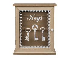 Out of the blue Schlüsselkasten, Braun, 22x27cm