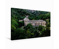 Premium Textil-Leinwand 90 x 60 cm Quer-Format Provence - Abbaye de Sénanque | Wandbild, HD-Bild auf Keilrahmen, Fertigbild auf hochwertigem Vlies, Leinwanddruck von Thomas Seethaler