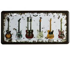 Sumik Gitarre Rock Musik Metall blechschild, Vintage Art Poster Plaque Schlafzimmer Den Home Bar Wand Decor