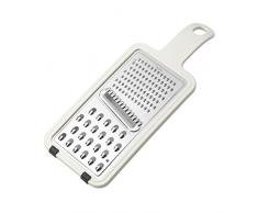 PEDRINI LILLO Universal Reibe, Multiplikation, Silber/weiß, 30 x 13,5 x 4 cm