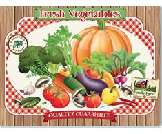 Unbekannt Ohne Marke 452VEGE Vegetables Glas Schneidebrett