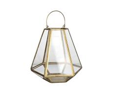 House & Homestyle Laterne, Messing, Bronze, klein