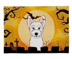 Caroline s Treasures bb1784plmt Halloween Westie Stoff Tisch-Sets, multicolor