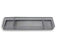 JOT Adressbuch grau Drahtgitter Schreibtisch Organizer – 30,5 x 7 x 3,6 cm