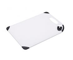 Kitchen Craft Schneidebrett Master Class mit Messerschärfer 17x35x25cm in weiß, Mischung aus Mehreren Materialien, 12 x 17 x 22 cm