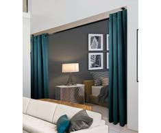 Rod Desyne Fenster Thermo ISULATED Verdunkelungsvorhang, türkis, 150 x 108