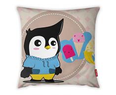 Bonamaison Dekorativ Kissenhülle, Kissenbezug, Zierkissenbezug, Wohnkultur, Für Sofa, Kaffeestube, Größe: 45X45 cm - Entworfen und hergestellt in der Türkei