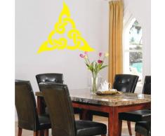 INDIGOS 4052166050364 Wandtattoo w284 Ornament, Orien Wandaufkleber 120 x 111 cm, gelb