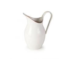 IBILI Krug bauchförmig, 1,5 L, Stahl, weiß/rot, 10 x 10 x 30 cm