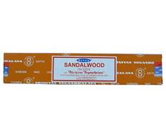 Satya Nag Champa Räucherstäbchen Sandelholz, 12 Stück