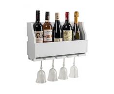 Maine Möbel CO. Lewiston Wein Flasche & Glas Aufbewahrung Rack