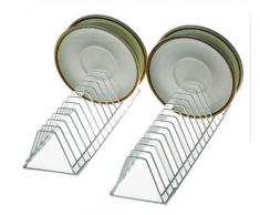 lacor-69213 Halterung für Kleine Teller, beschichteter Draht, 35 x 9,5 cm