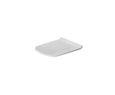 Duravit 0063710000 WC-Sitz DuraStyle ohne SoftClose Scharniere edelstahl, weiß