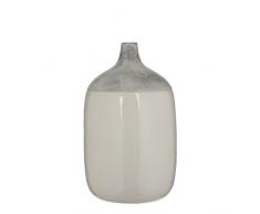Casa Vivante Ghita Vase, Keramik, Weiß 21 x 21 x 36 cm