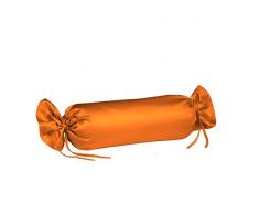 fleuresse Colours Nackenrollenbezug Jersey orange 26 x 17 x 1.8 cm