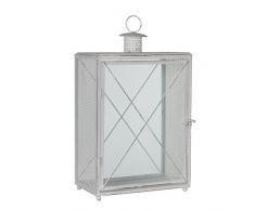 MICA Decorations 1003906 Sky Laterne, Metall, Weiss, 29 x 16 x 45 cm