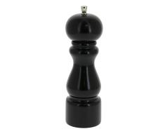 Unbekannt Marlux 345 Salzmühle aus lackiertem Buchenholz und Edelstahl, 14 cm, Schwarz