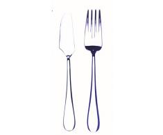 Mepra SPA 103422021 Besteckgarnitur für Fischgerichte, Design Natura, 24-teilig