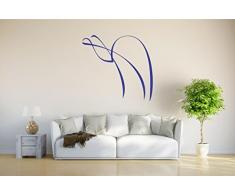 INDIGOS 4051095832911 Wandtattoo / Wandsticker - d275 sÃ¼Ães Kamel Afrika WÃ¼ste Lama Tribal, Vinyl, blau, 96 x 89 x 1 cm