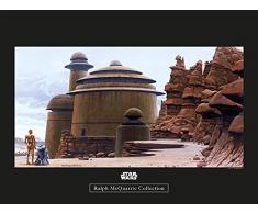 Komar Wandbild Star Wars Classic RMQ Jabbas Palace | Kinderzimmer, Jugendzimmer, Dekoration, Kunstdruck | ohne Rahmen | WB150-40x30 | Größe: 40 x 30 cm (Breite x Höhe)