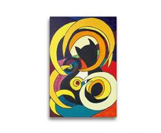 Premium Textil-Leinwand 30 x 45 cm Hoch-Format Luna-Kätz, Petra Kolossa, Acryl auf Leinwand, 70x50, 2014 | Wandbild, HD-Bild auf Keilrahmen, Fertigbild auf hochwertigem Vlies, Leinwanddruck von Petra Kolossa