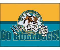 Ata Boy Riverdale 6,3 x 8,9 cm Magnet für Kühlschrank und Schließfächer – Collection 5 2.5 x 3.5 Go Bulldogs
