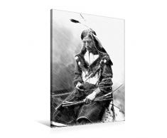 Calvendo Premium Textil-Leinwand 60 cm x 90 cm hoch, Die Sehne klingt. | Wandbild, Bild auf Keilrahmen, Fertigbild auf echter Leinwand, Leinwanddruck Menschen Menschen