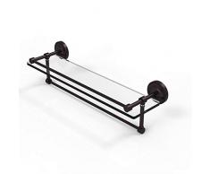 Allied Messing prbp-1tb/22-gal-abz 22 Galerie Glas Regal mit Handtuchhalter Bar, antik Bronze