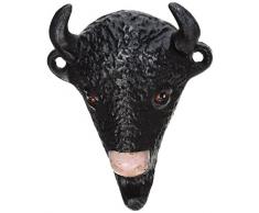 Design Toscano Amerikanischer Büffel, Flaschenöffner aus Eisenguss
