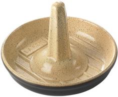 Romertopf Lafer BBQ Series Auflaufform Hähnchenbräter Large cremefarben/schwarz