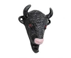 Design Toscano Amerikanischer Büffel, Flaschenöffner aus Eisenguss: 2er-Set