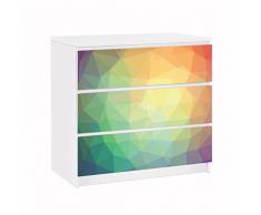 Apalis 91710 MÃ¶belfolie fÃ¼r Ikea Malm Kommode nummer RY32 Triangular, grÃ¶Ãe 3 mal, 20 x 80 cm