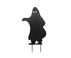 EUROPALMS Silhouette Metall Geist, 75cm | Geist-Silhouette als Blickfang im Garten