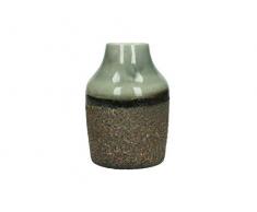 Vase - Keramik - Grün - 12,5x12,5x17,6cm