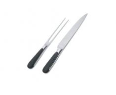 Alessi Mami Fleischmesser + Fleischgabel aus Edelstahl, 2 TLG, 2-Einheiten