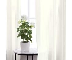 Vorhang, Leinen, durchscheinend, 2 Stück Japanisch 96 L | Pair beige