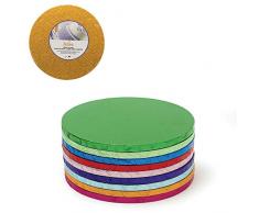 DECORA 0931960 RUNDE TORTENPLATTE ORANGE cm 25X1,2 H