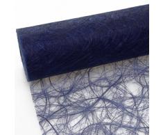 Deko AS GmbH Sizoweb Tischband dunkelblau 60 cm Rolle 25 Meter - 64 035-R 600