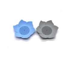 Fly Matrix Lotus Abfluss Seifenschale Kreative Silikon Seifenablage Badezimmer Badezimmer Punchfree Seifenhalter
