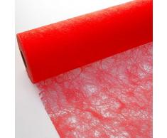 Deko AS GmbH Sizoflor Tischband leuchtrot 30 cm Rolle 25 Meter - 60-300-25-034