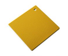 Zeal J238M Topfuntersetzer aus Silikon, hitzebeständig, rutschfest, 18 cm, Mustard