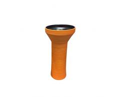 Sagebrook Home Deko-Vase aus Keramik 6 x 6 x 12 Orange