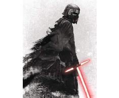 Komar Wandbild Star Wars EP9 Kylo Vader Shadow | Kinderzimmer, Jugendzimmer, Dekoration, Kunstdruck | ohne Rahmen | WB173-30x40 | Größe: 30 x 40 cm (Breite x Höhe)