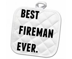 3dRose Topflappen, weiß, 20,3 x 20,3 cm