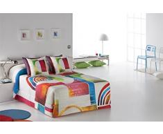 Artemur Iris – Bettdeckenbezug für Doppelbett, Mehrfarbig 150 cm