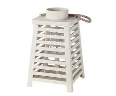 Privilege 88238 Laterne, Holz, cremefarben