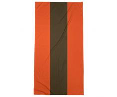 ArtVerse NFS Cleveland Football Stripes Strandtuch, Poly/Baumwolle, 36 x 72, Orange und Braun